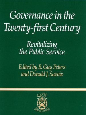 cover image of Governance in the Twenty-first Century